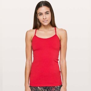 Lululemon Athletica power y tank with built-in support (size 6)